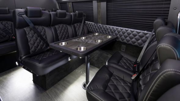 15 passenger sprinter van inside stockton