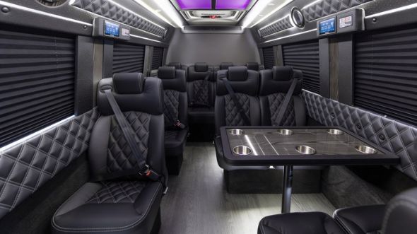 15 passenger sprinter van interior stockton