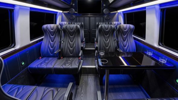 20 passenger sprinter van inside stockton