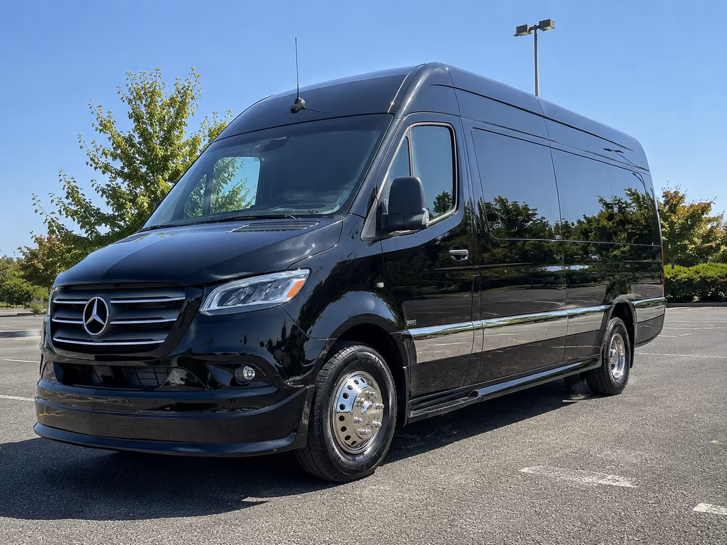 stockton private event sprinter van rental