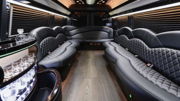 sprinter limousine inside stockton